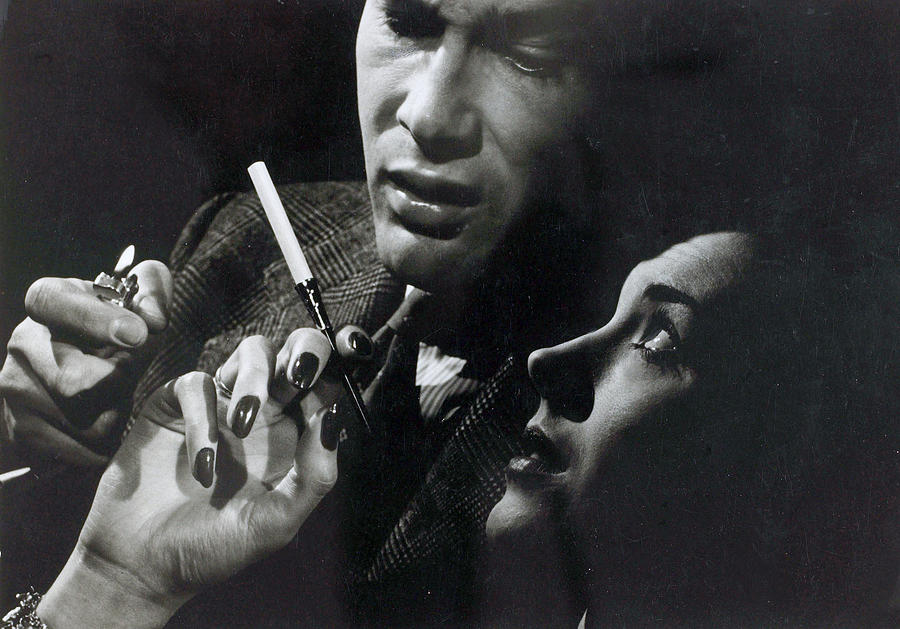 People. Health. Smoking. Pic 1949. A Photograph by Popperfoto People. Health. Smoking. Pic 1949. A Photograph by Popperfoto