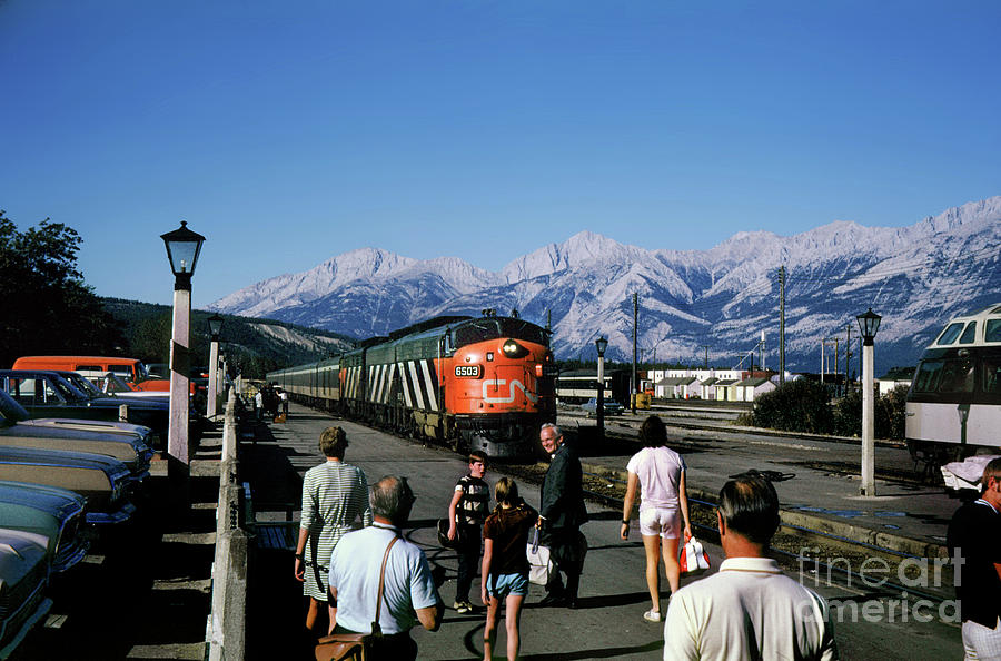 Canadian National Railways Passenger Train, People, Passengers Photograph by Wernher Krutein