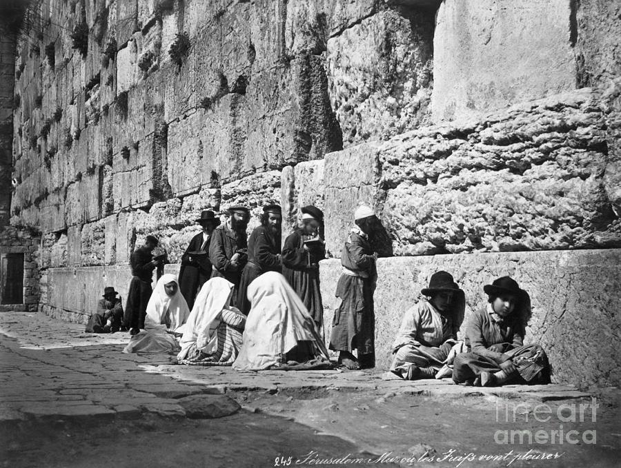 People Praying At The Wailing Wall Photograph by Bettmann