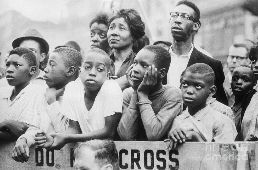 People Watching Malcolm X Speak Photograph by Bettmann