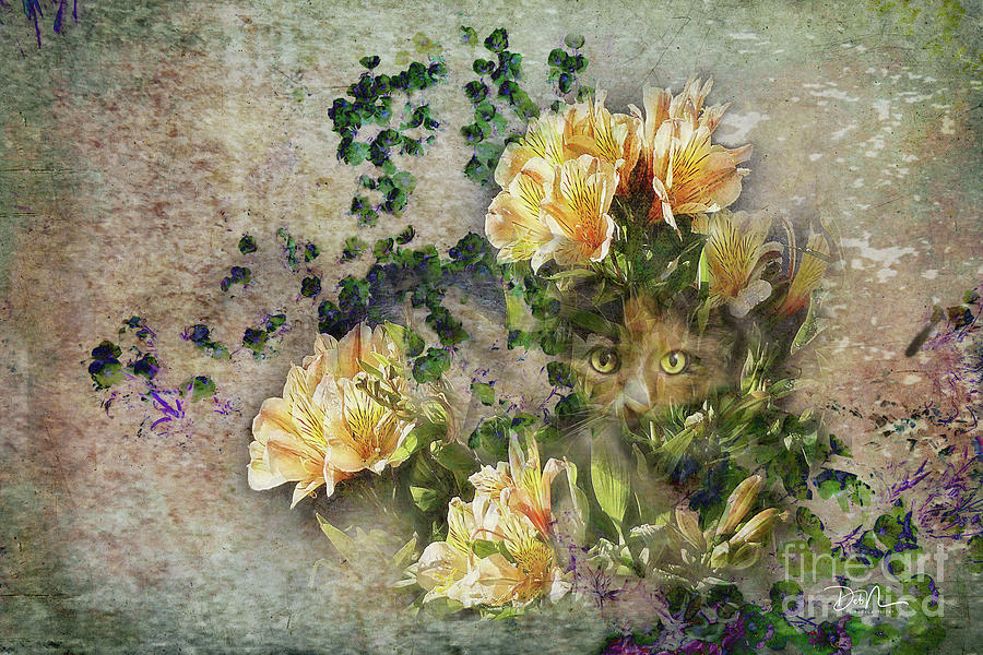 Pepper in the Flowers by Deb Nakano Pepper in the Flowers by Deb Nakano