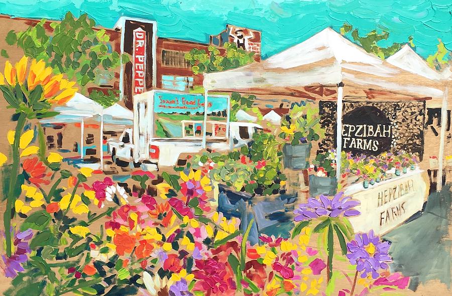 Pepper Place Market Painting by Jayne Morgan