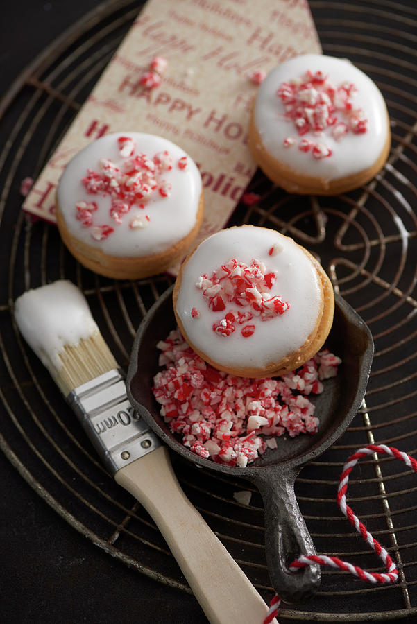 Peppermint Cookies Photograph by Inge Ofenstein