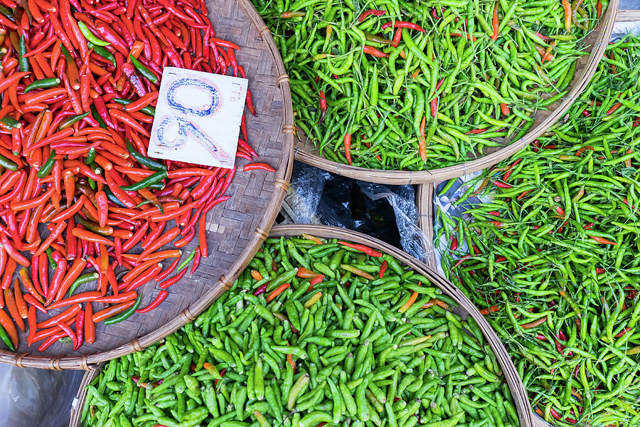 Peppers at the Market Photograph by Nicole Young