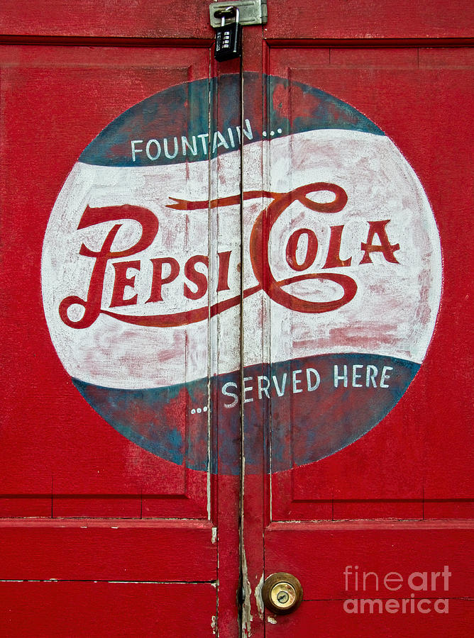 Pepsi-Cola Painted Sign Photograph by Ella Kaye Dickey