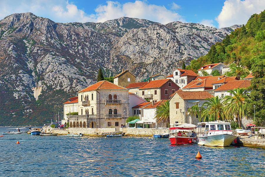 Perast Balkan Village Mountain Photograph by Jan Wlodarczyk - Fine Art ...