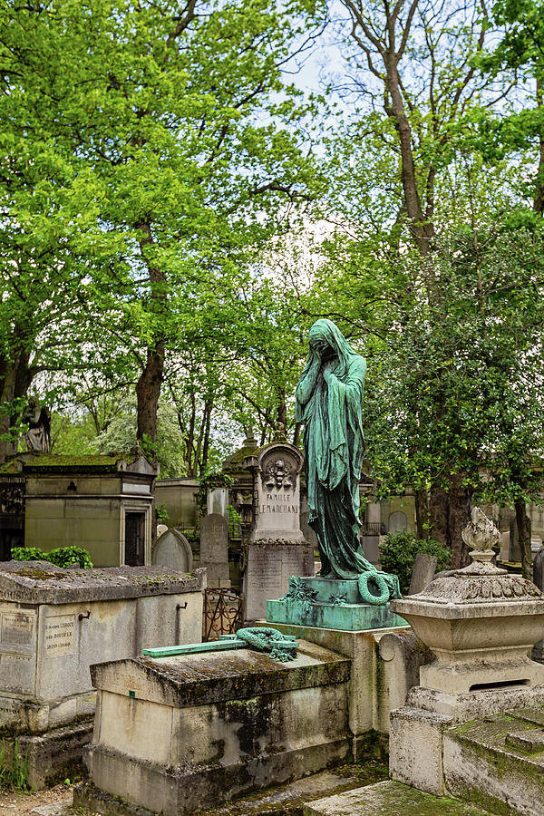 Pere Lachaise Cemetery I - Paris France Photograph by Melanie Alexandra Price