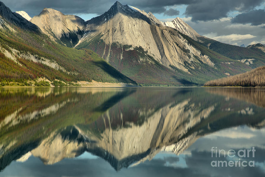 Perfect Afternoon Reflections In Medicine Lake Photograph by Adam Jewell
