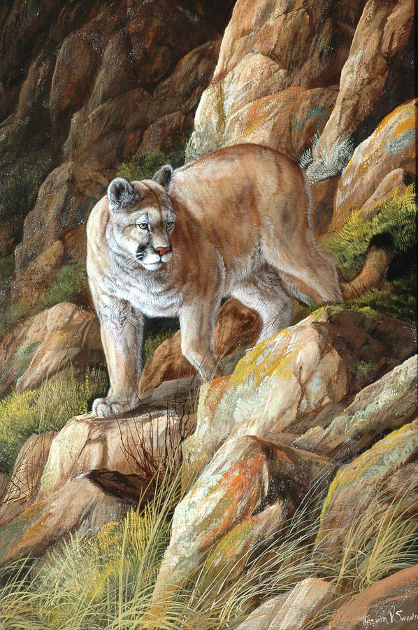 Wildlife Painting - Perfect Camouflage by Trevor V. Swanson Wildlife Painting - Perfect Camouflage by Trevor V. Swanson