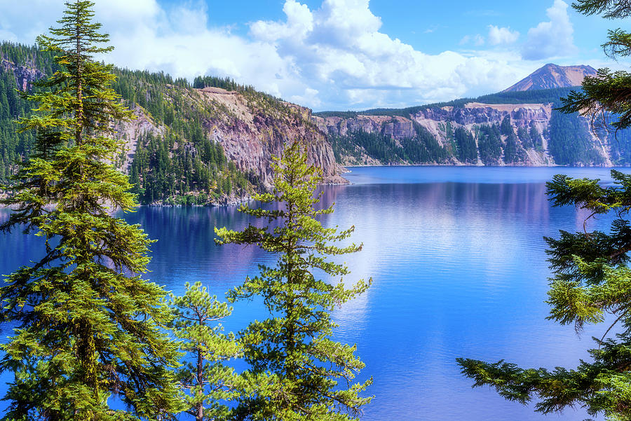 Crater Lake National Park Photograph - Perfect Day by Joseph S Giacalone