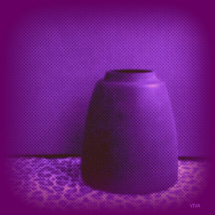 Perfect Purple Pot Photograph by VIVA Anderson