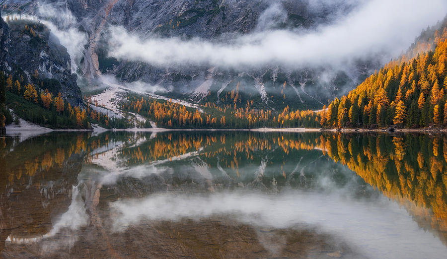 Fall Photograph - Perfect Reflection by Ales Krivec