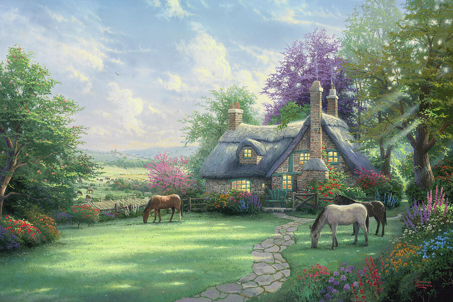 Perfect Summer Day Painting by Thomas Kinkade Perfect Summer Day Painting by Thomas Kinkade