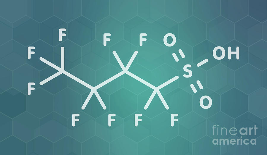 Perfluorobutanesulfonic Acid Fluorosurfactant Molecule Photograph By ...