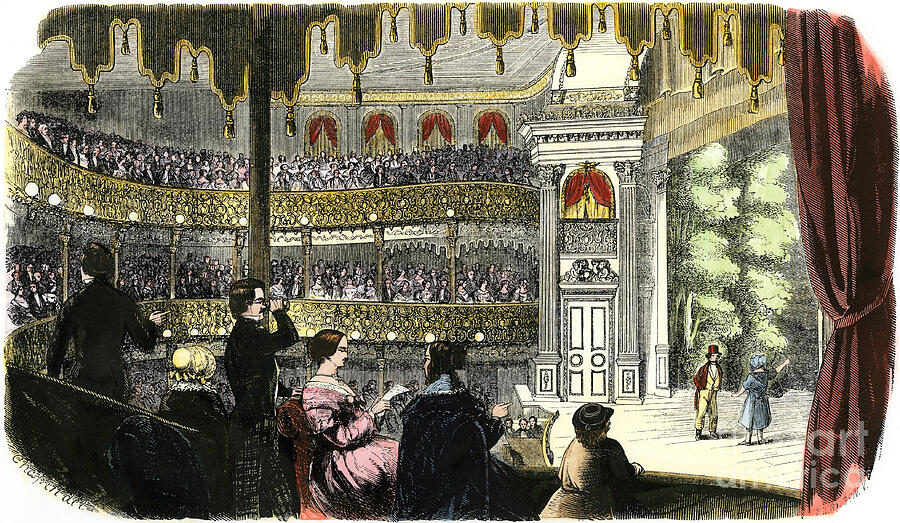 Performance In The Lecture Room, Barnum's American Museum, New York ...