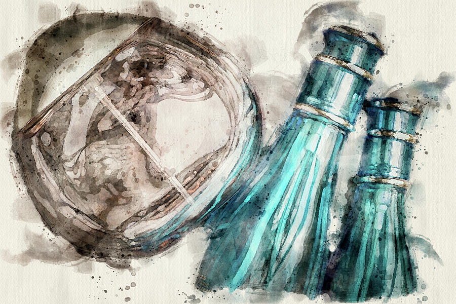 Three Perfume bottles digital art by Edita Edith Anna Brus Three Perfume bottles digital art by Edita Edith Anna Brus