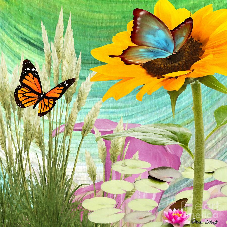Perfume Butterfly Digital Art by Gena Livings