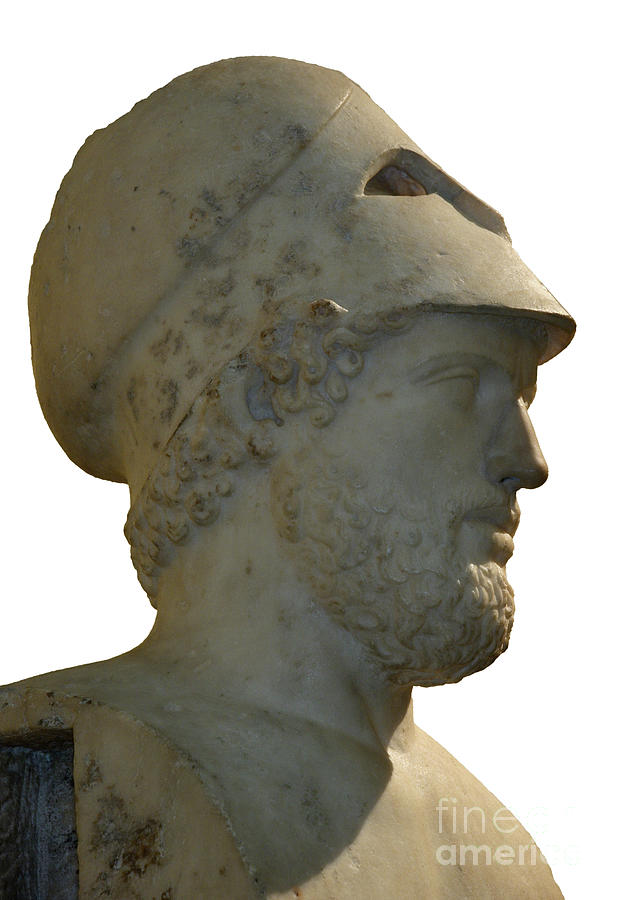Greek Photograph - Pericles Bust by David Parker/science Photo Library