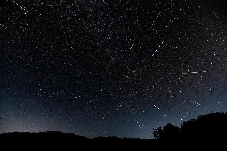 Perseids Meteor Shower Photograph by Frank Shoemaker - Fine Art America