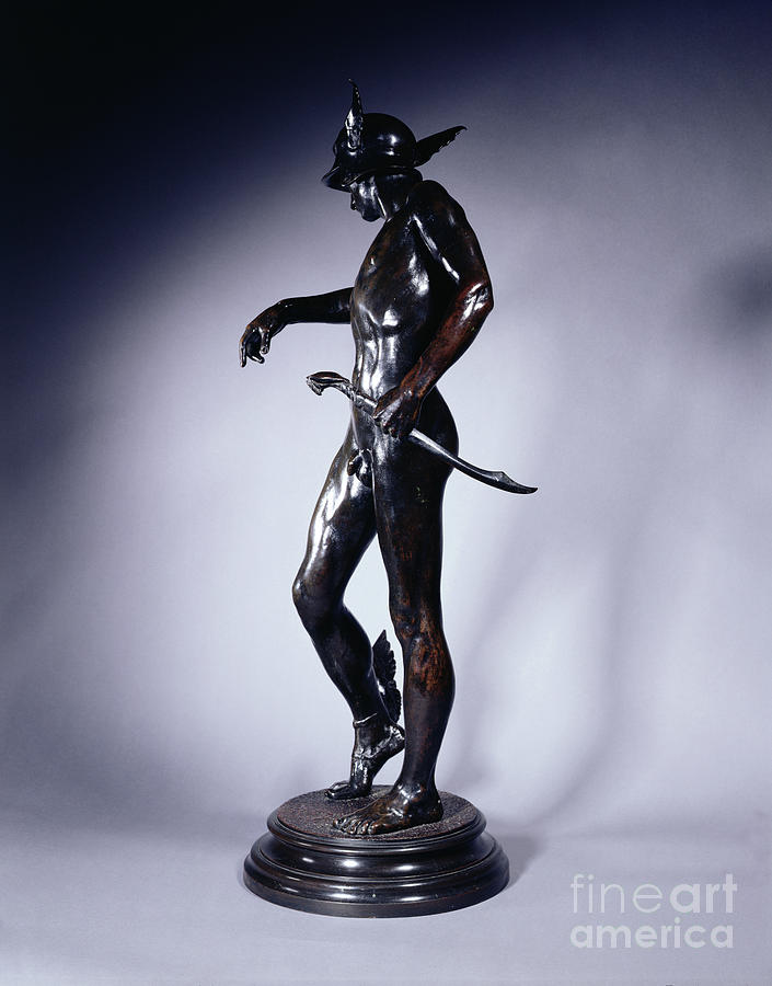 Perseus Arming Bronze By A Gilbert Photograph by Alfred Gilbert