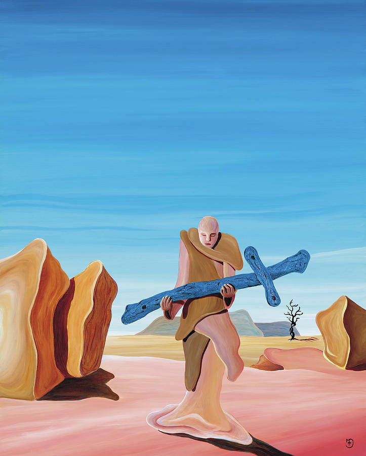 Desert Painting - Perseverance by Michelle McSpadden Desert Painting - Perseverance by Michelle McSpadden