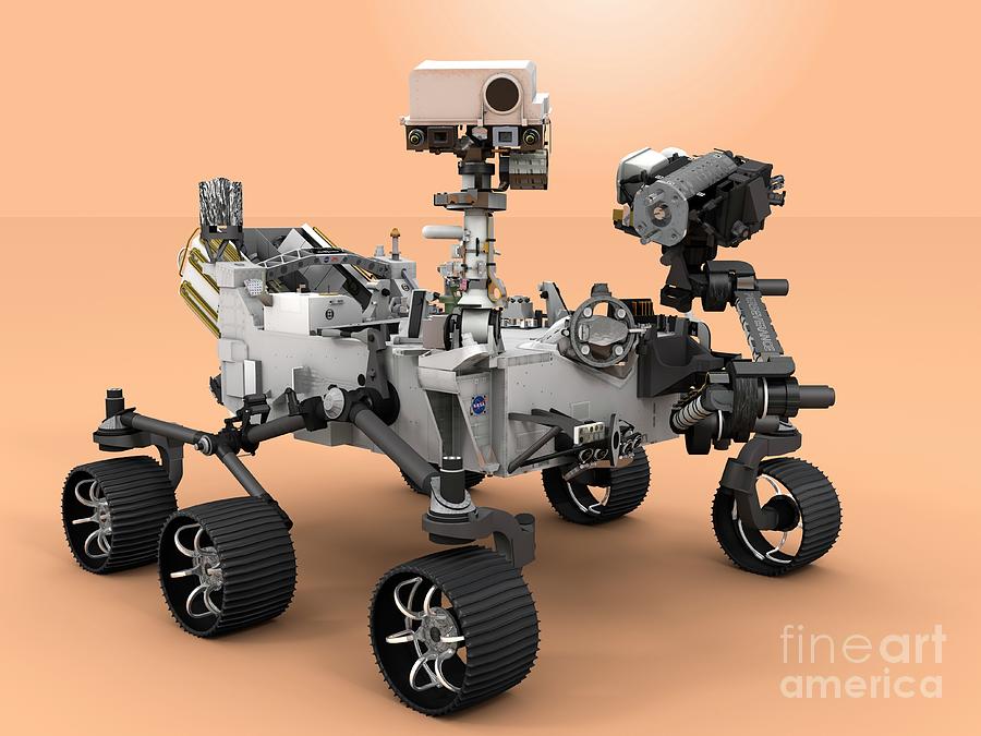 Perseverance Rover Photograph by Ramon Andrade 3dciencia/science Photo Library