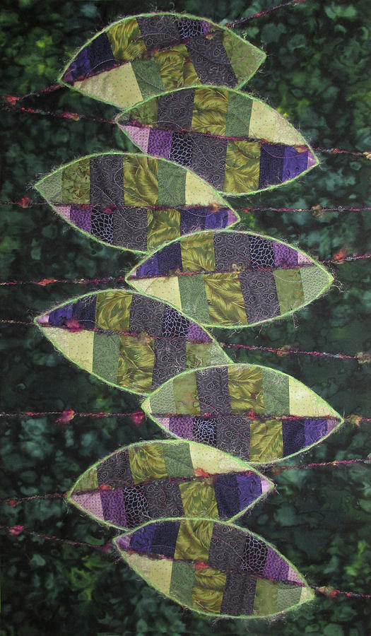 Persian Shield Tapestry - Textile by Pam Geisel