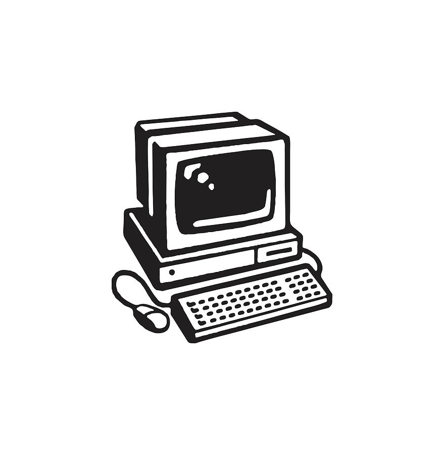 Desktop Computers Drawing, Computer, text, computer png | PNGEgg