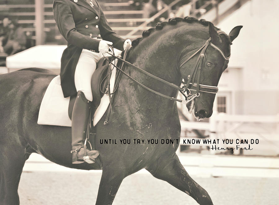 PERSONAL VICTORY quote Photograph by Dressage Design