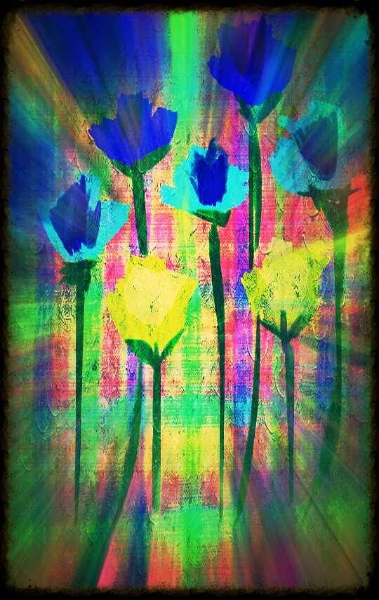 Floral Digital Art - Perspective by Shannon Johnson
