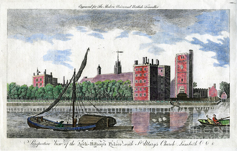 Perspective View Of The Arch Bishops Drawing by Print Collector