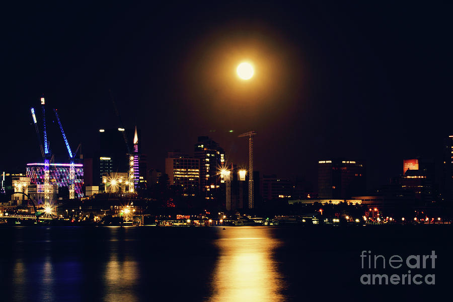 Perth Super Moon Photograph by Cassandra Buckley