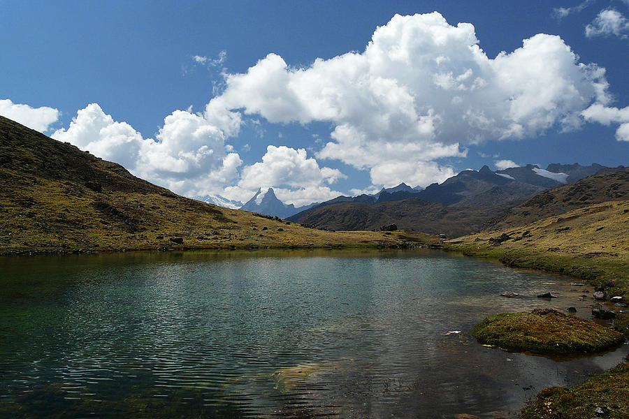 Peru Lares Trek Lake Photograph by Photo, David Curtis
