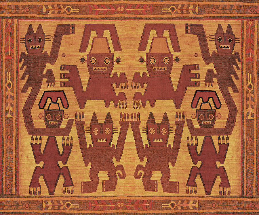 Peruvian Shaman Spirits Digital Art by Vagabond Folk Art - Virginia Vivier