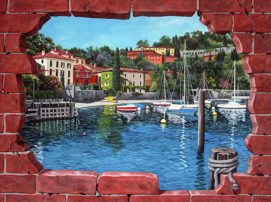 Pescallo, Bellagio, Lake Como, Italy Painting