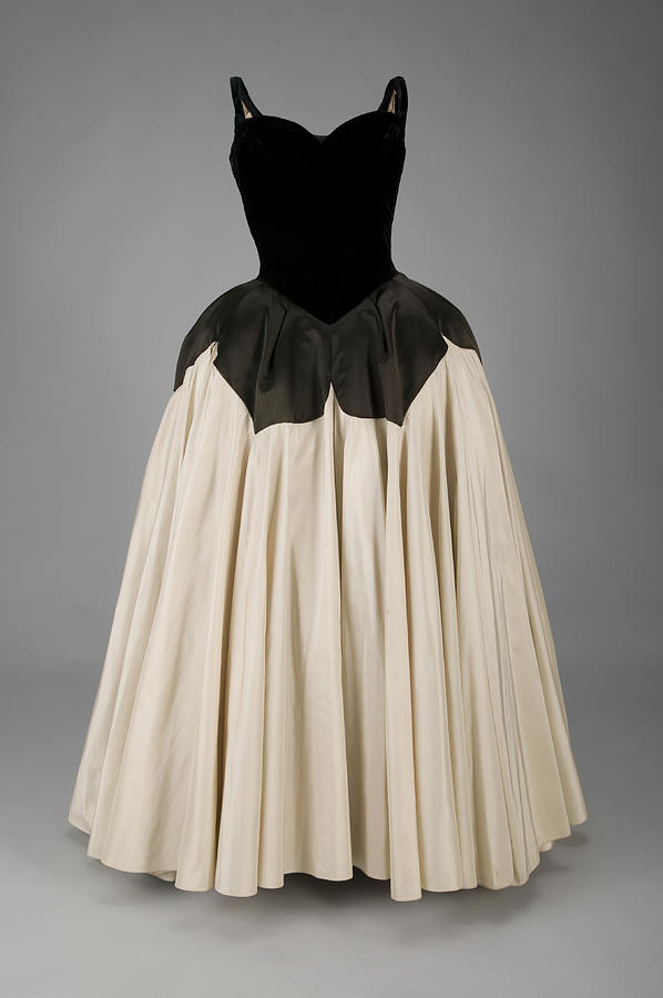 Petal Evening Dress Photograph by Chicago History Museum