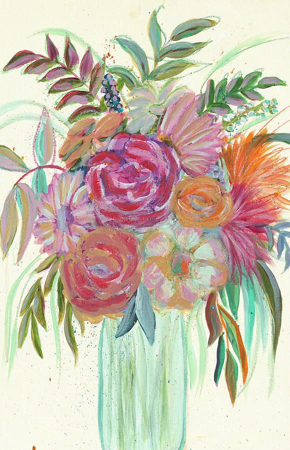 Petal Party Painting by Fab Funky