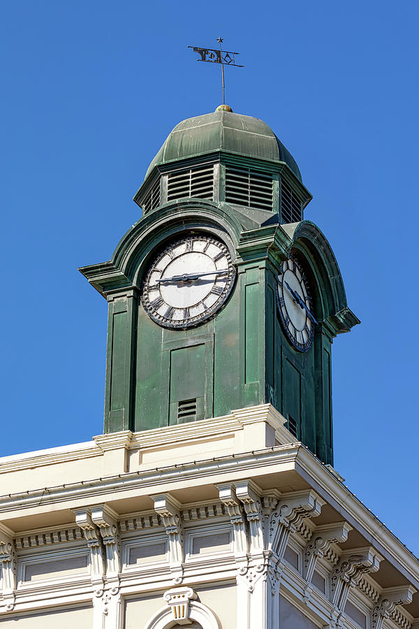 Petaluma Clock Tower Photograph by Jerry Fornarotto