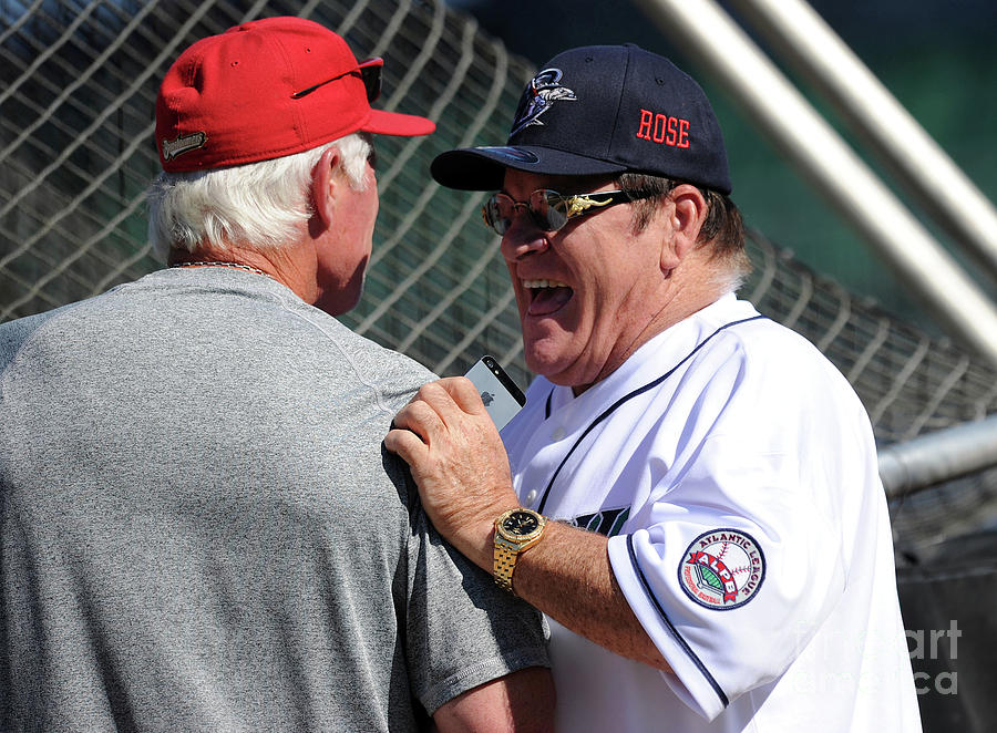 Pete Rose Manages The Bridgeport Photograph by Christopher Pasatieri Pete Rose Manages The Bridgeport Photograph by Christopher Pasatieri