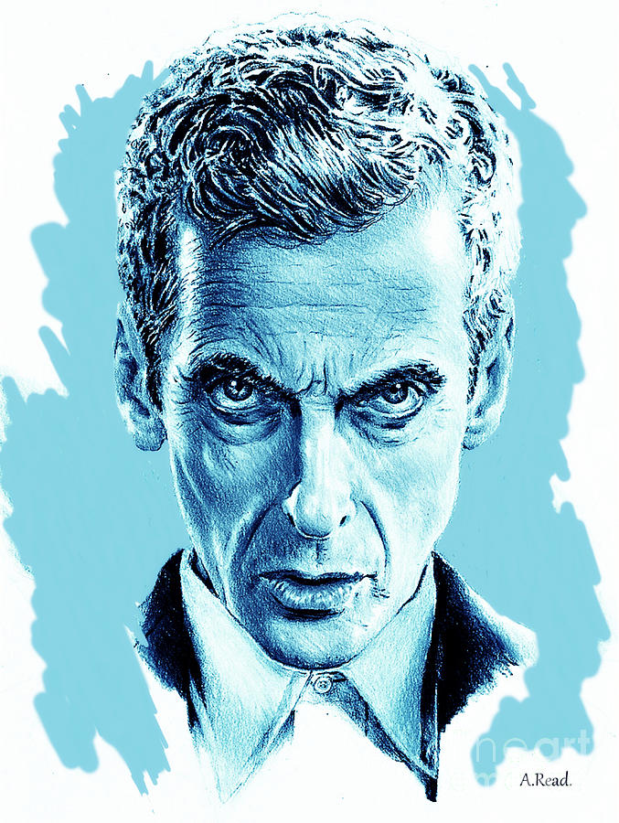 Peter Capaldi Mixed Media by Andrew Read