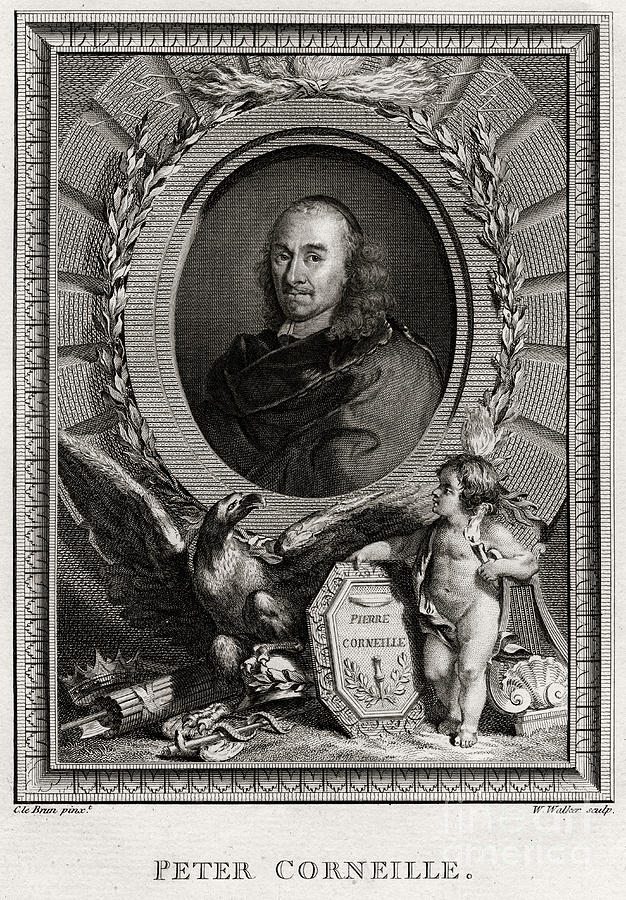 Peter Corneille, 1774. Artist W Walker Drawing by Print Collector Peter Corneille, 1774. Artist W Walker Drawing by Print Collector