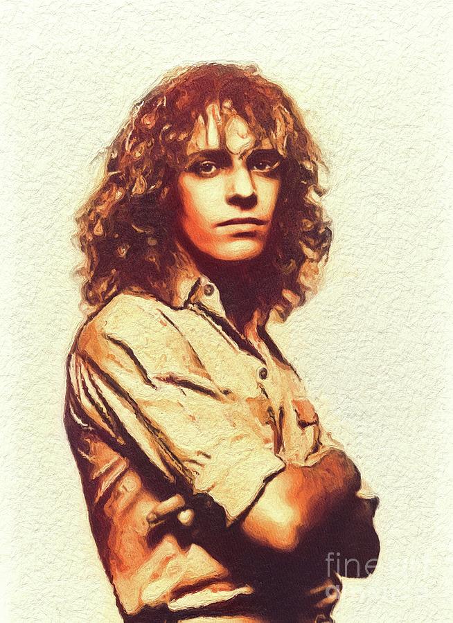 Hollywood Painting - Peter Frampton, Music Legend by Esoterica Art Agency