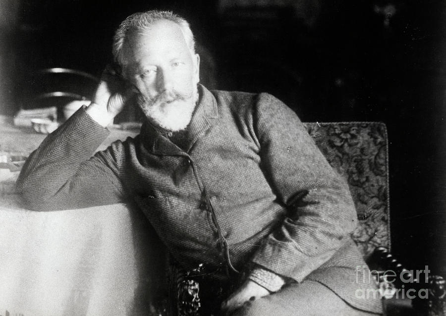 Peter Ilich Tschaikovsky Seated Photograph by Bettmann