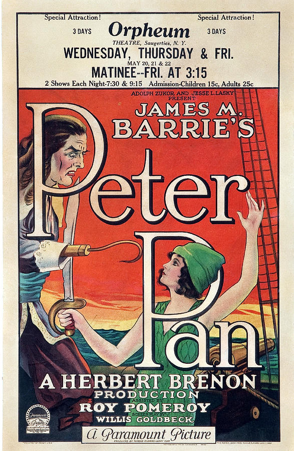 Peter Pan Photograph by Paramount Pictures