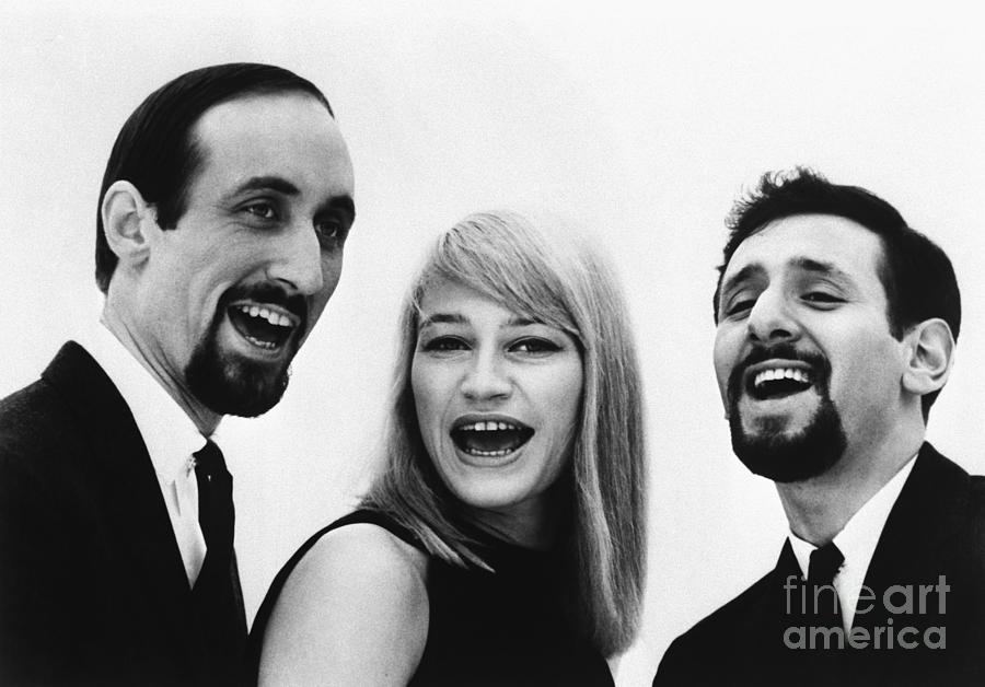 Peter, Paul And Mary Photograph by Bettmann