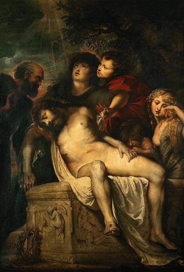 Peter Paul Rubens / Deploration, 1602-1603, Oil on canvas. JESUS. Painting by Peter Paul Rubens -1577-1640-