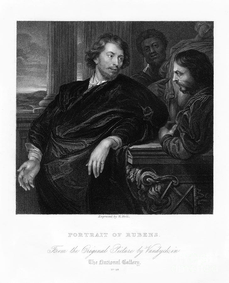 Peter Paul Rubens, Flemish Artist Drawing by Print Collector