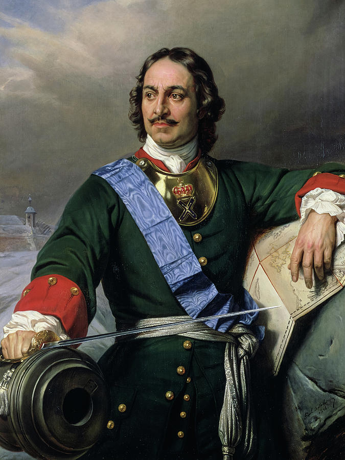 Jacopo Amigoni Painting - Peter the Great, 1838 by Paul Delaroche