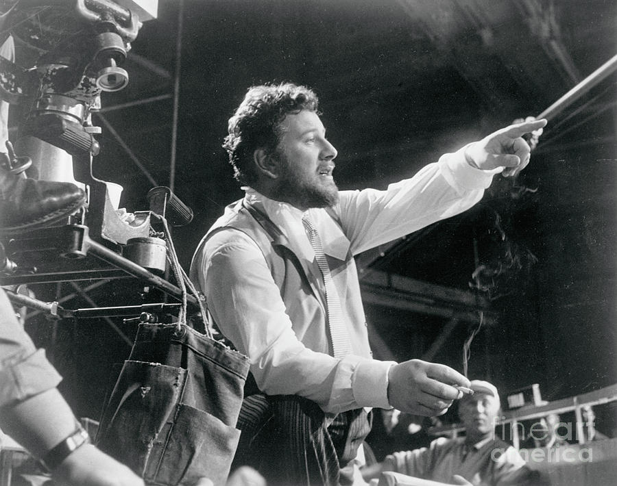 Peter Ustinov Directing Performers Photograph by Bettmann