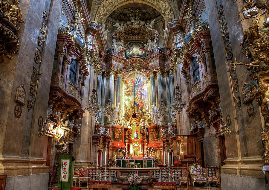 Peterskirche In Vienna 3 Photograph by Doug Matthews